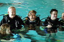 Disabled Scuba Instruction