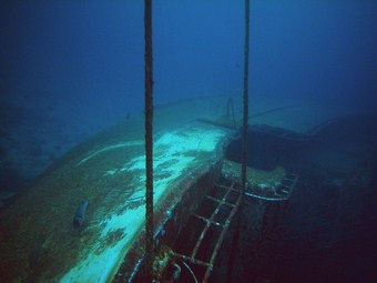 wreck at anitas reef